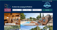 Desktop Screenshot of camping-ardeche-guide.com